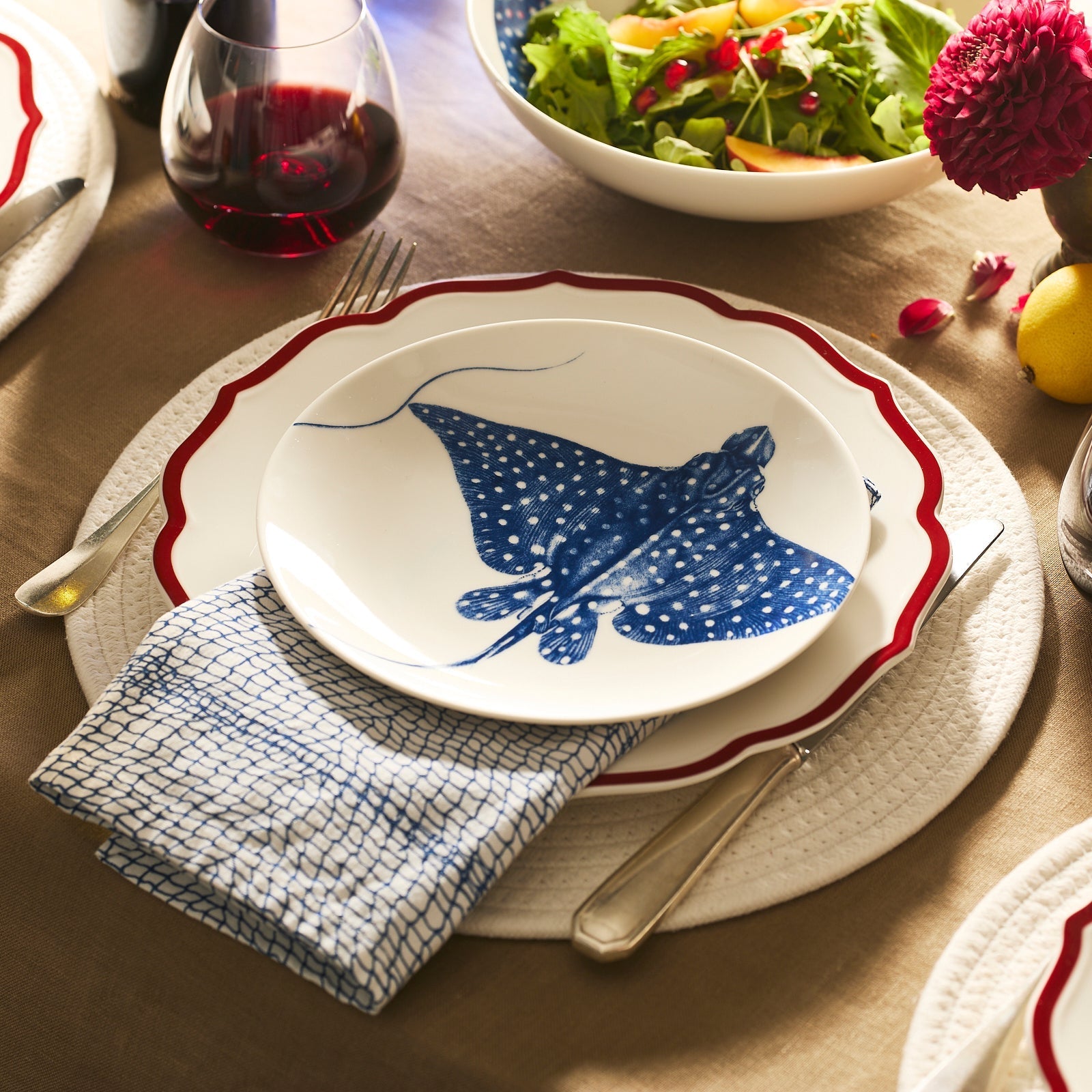 Stingray Coupe Salad Plate