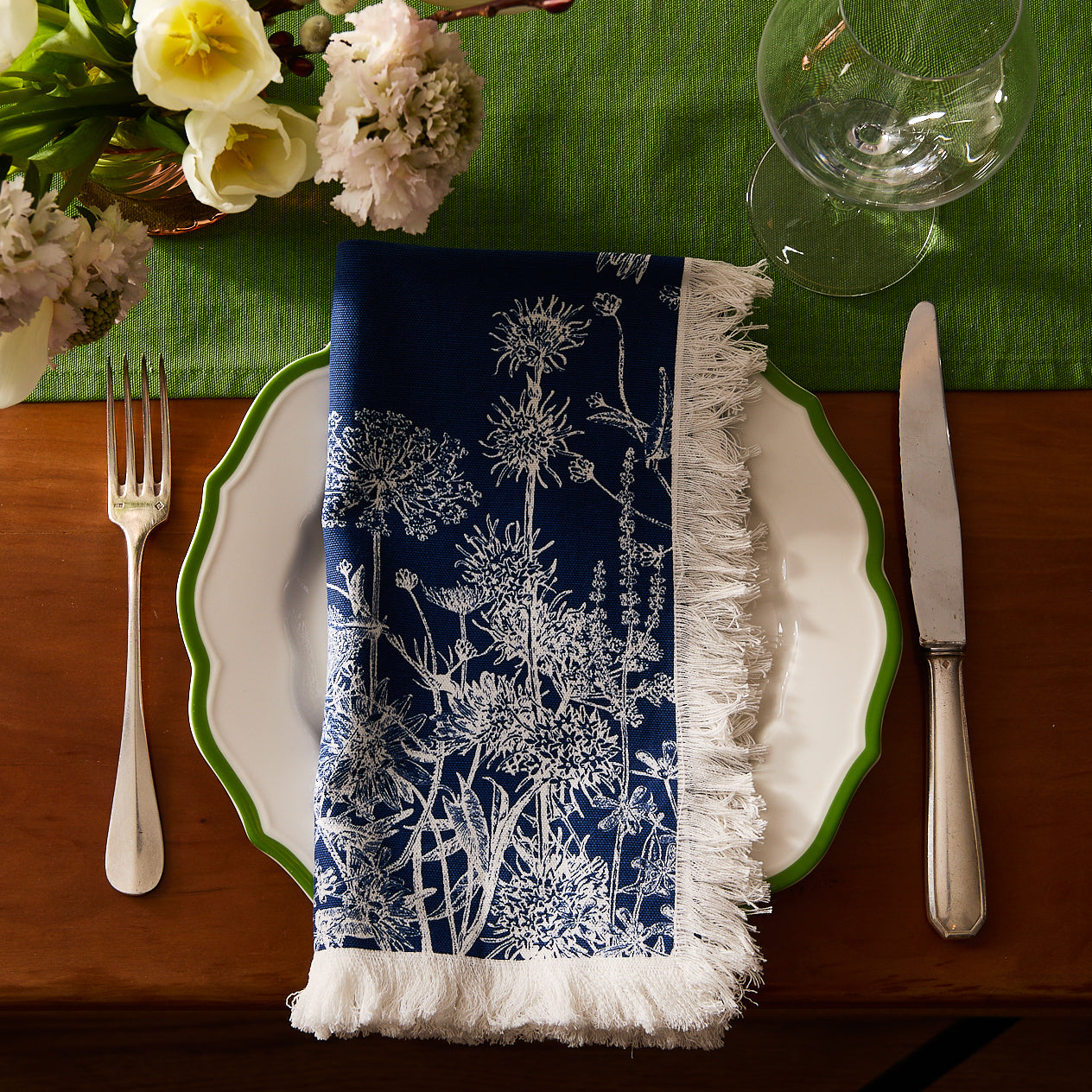 Summer Blues Dinner Napkins