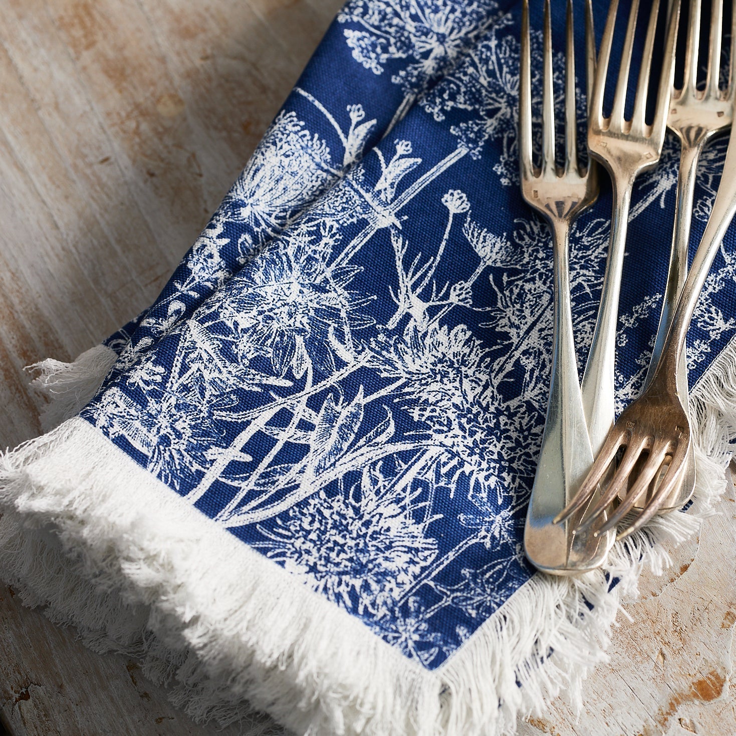 Summer Blues Dinner Napkins