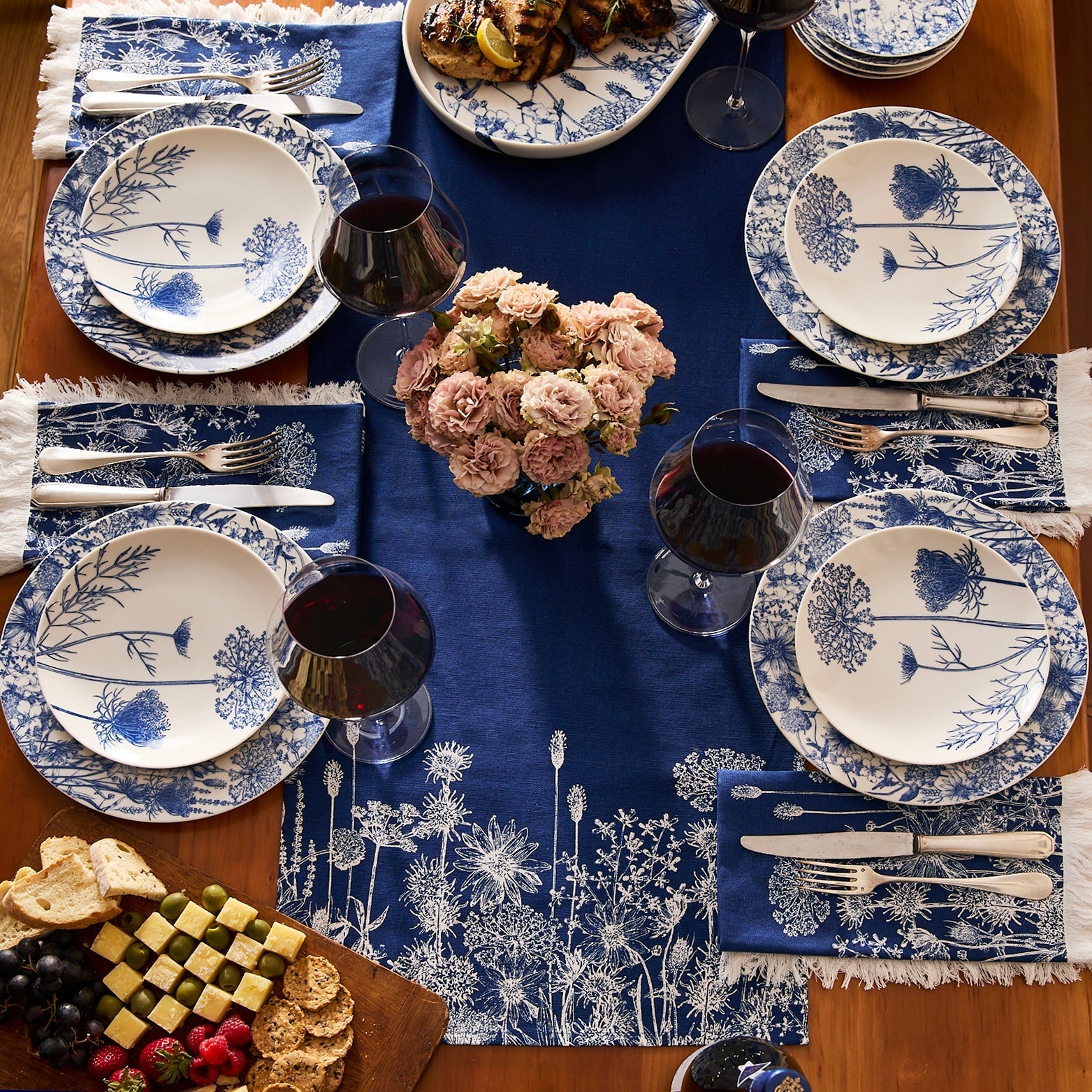 Summer Blues Table Runner