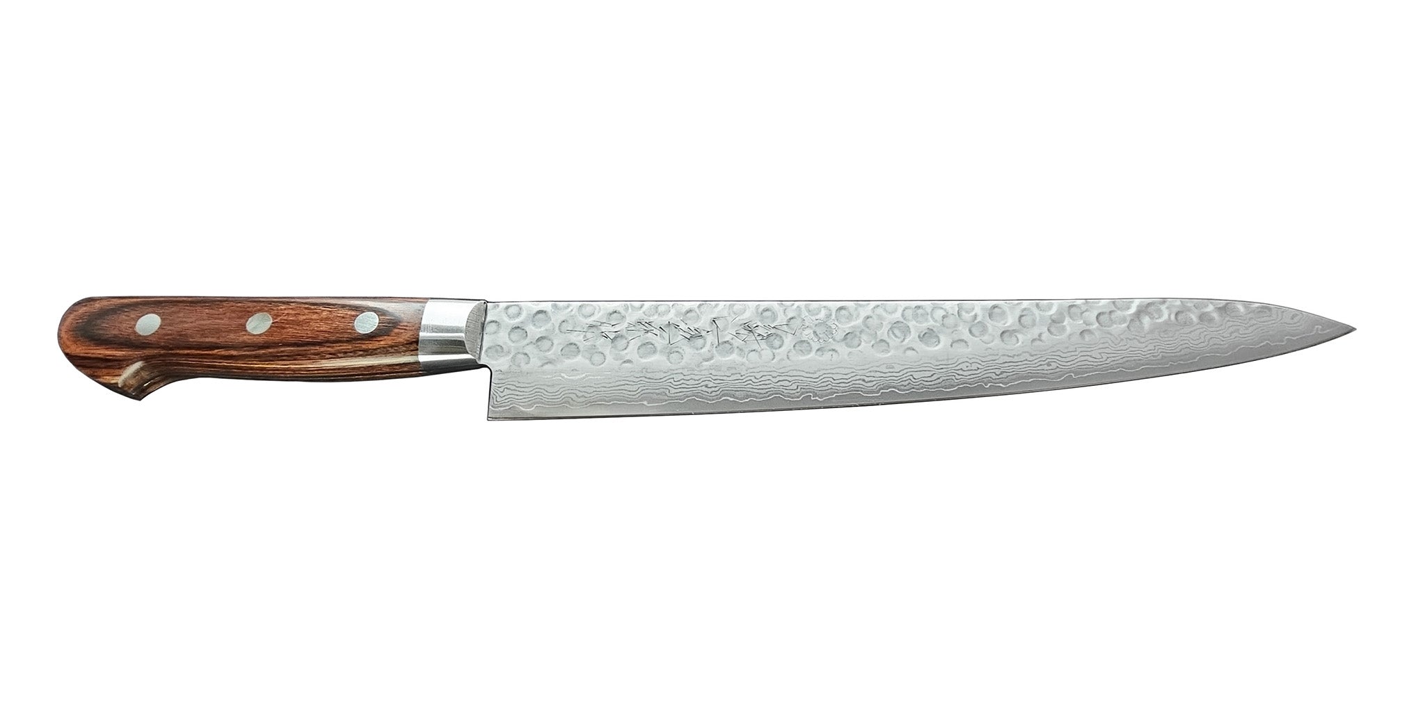 WDT Series - Warikomi Damascus Tsuchime Sujihiki Kikuichi Cutlery