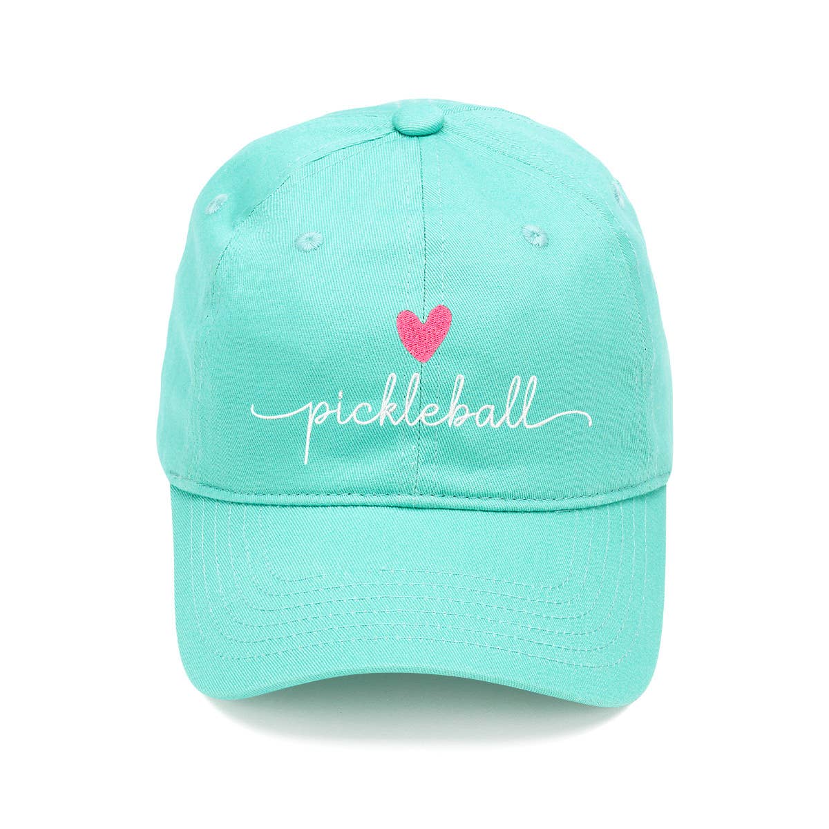 Heart Pickleball Cap : Kelly Green