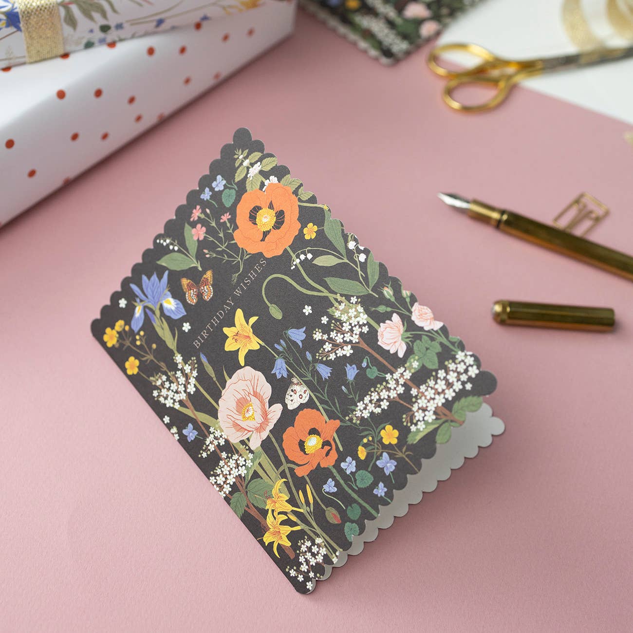 WILD FLOWERS FIELD BIRTHDAY | greeting card