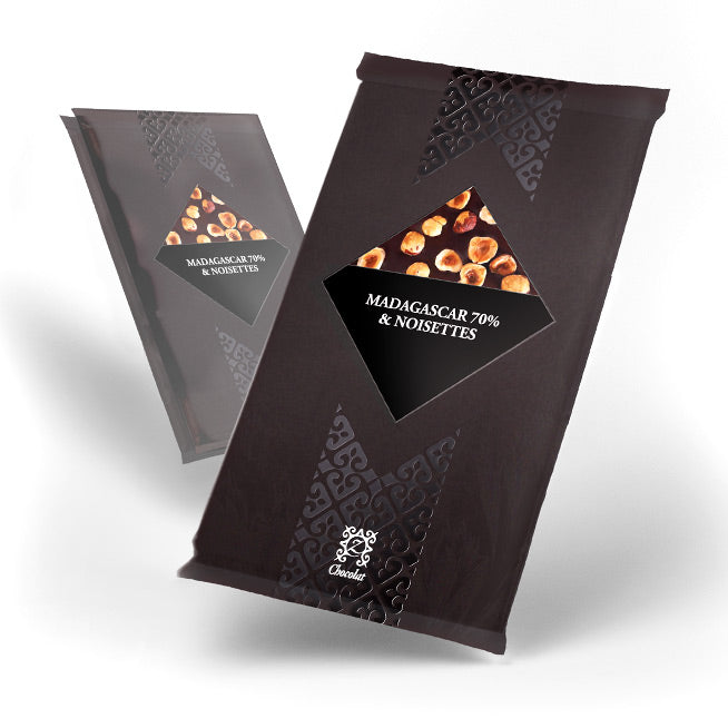 Dark 70% - Hazelnuts Trio