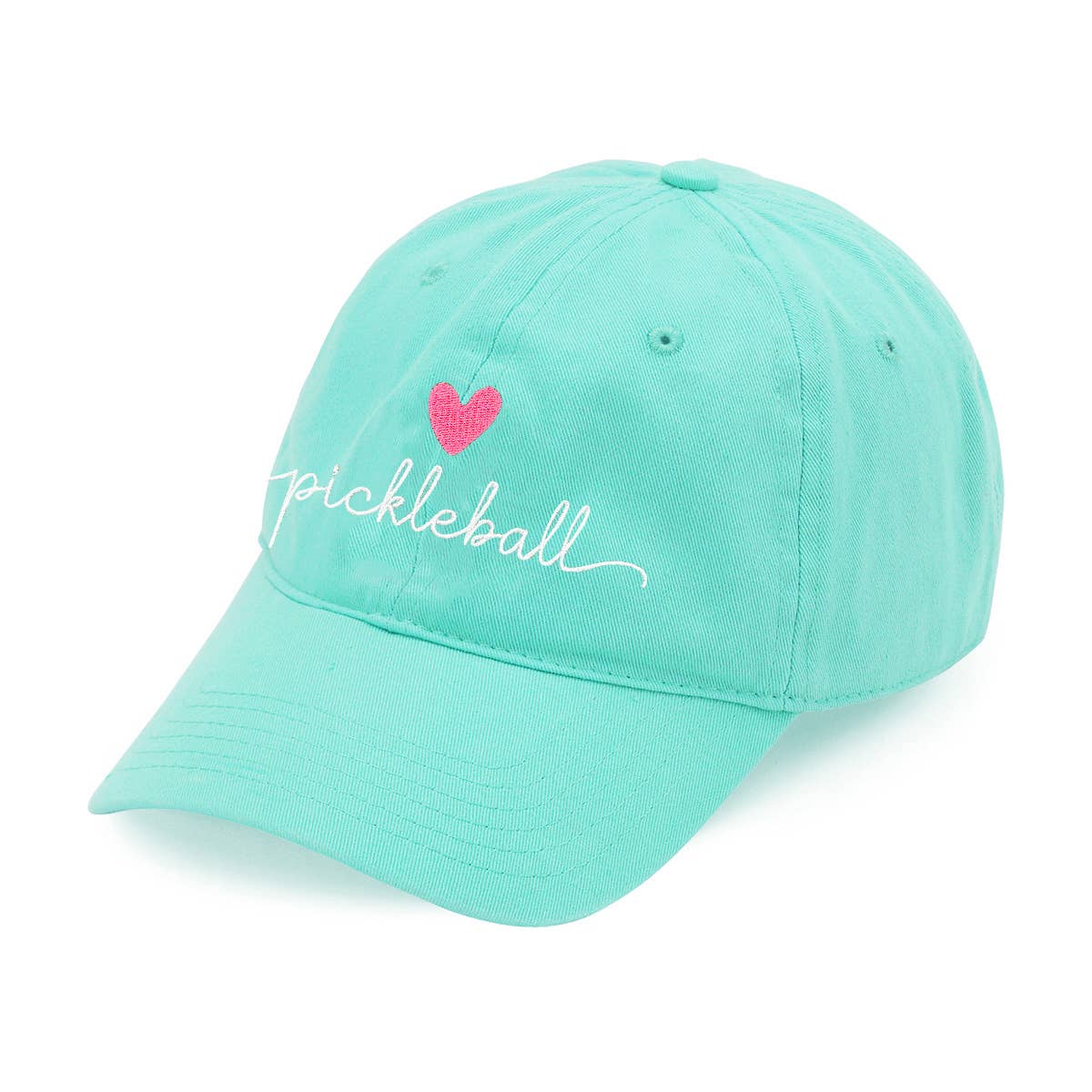 Heart Pickleball Cap : Kelly Green