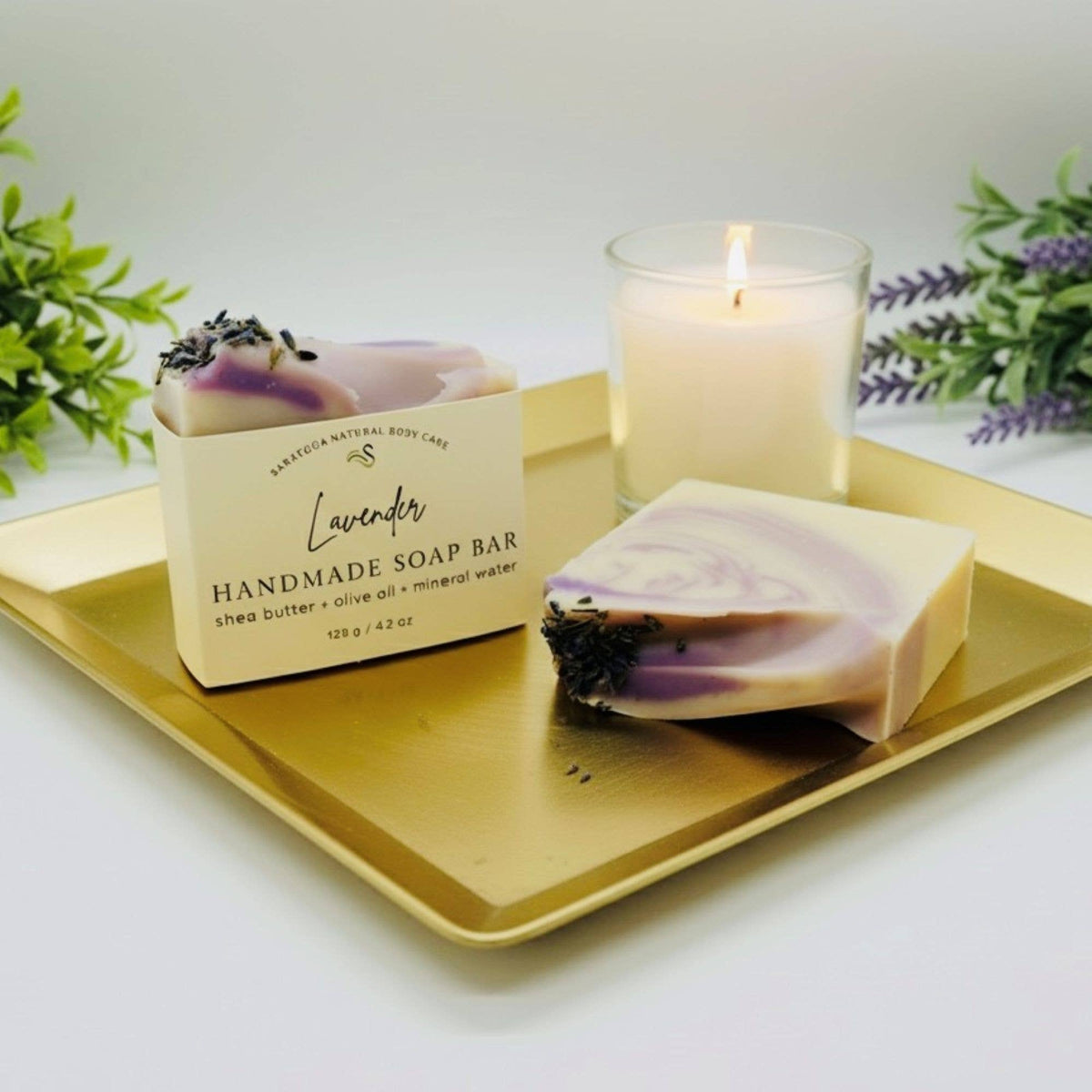 Lavender Handmade Soap Bar VEGAN COLD PROCESS