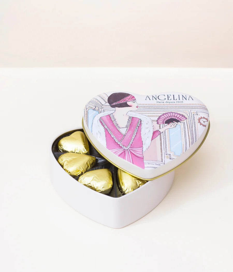 Angelina Paris-Chocolate Heart Box- France