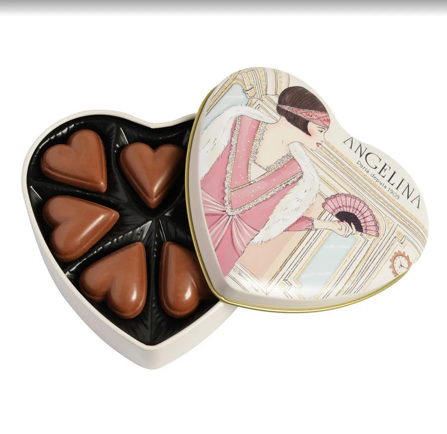 Angelina Paris-Chocolate Heart Box- France