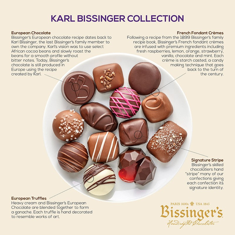 Karl Bissinger Collection - 17 PC Gift Box Bissinger's Handcrafted Chocolatier