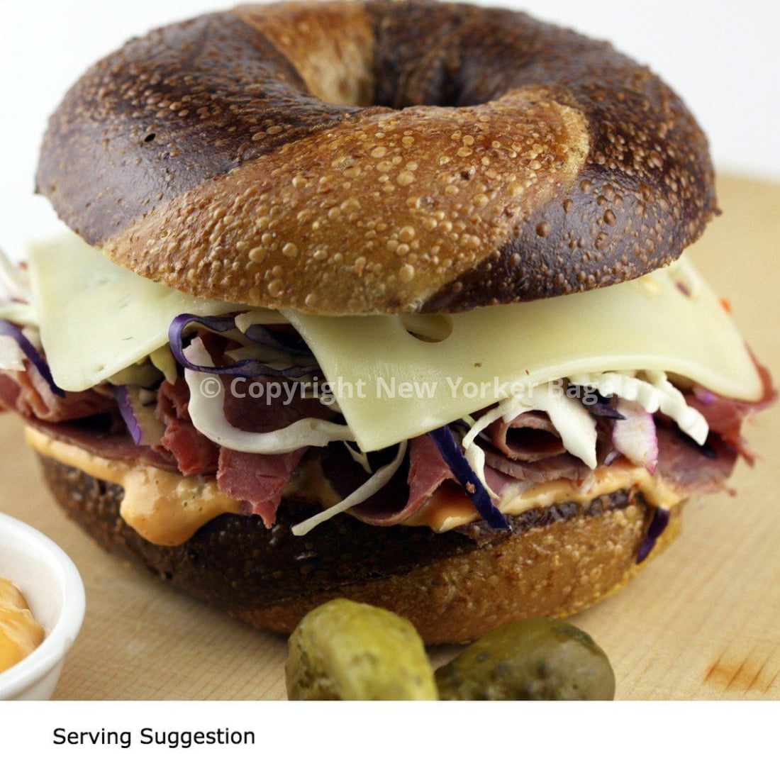 Marble Rye Bagels - 2 Dozen