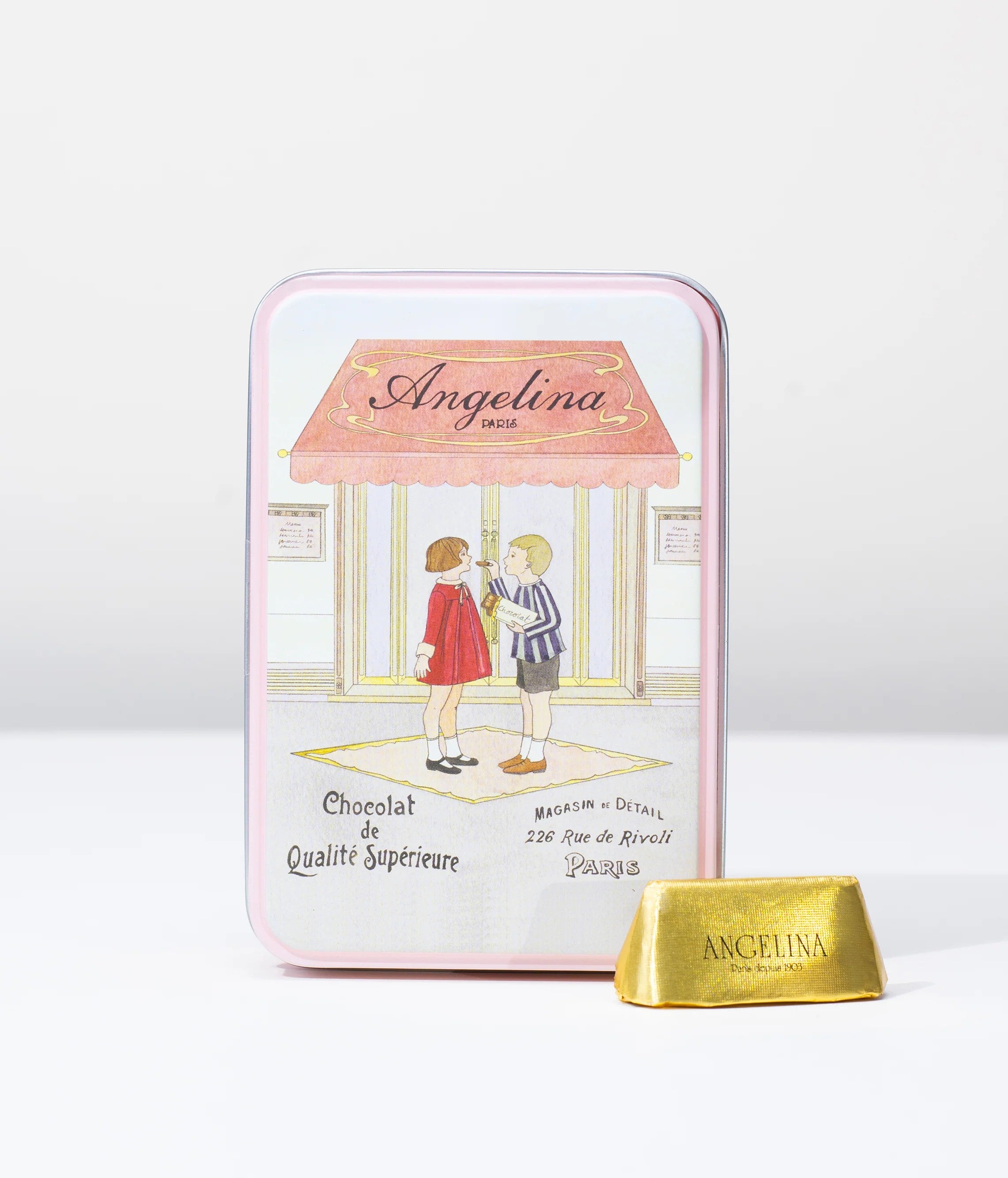 Mini Giandujas tin box- Angelina Paris