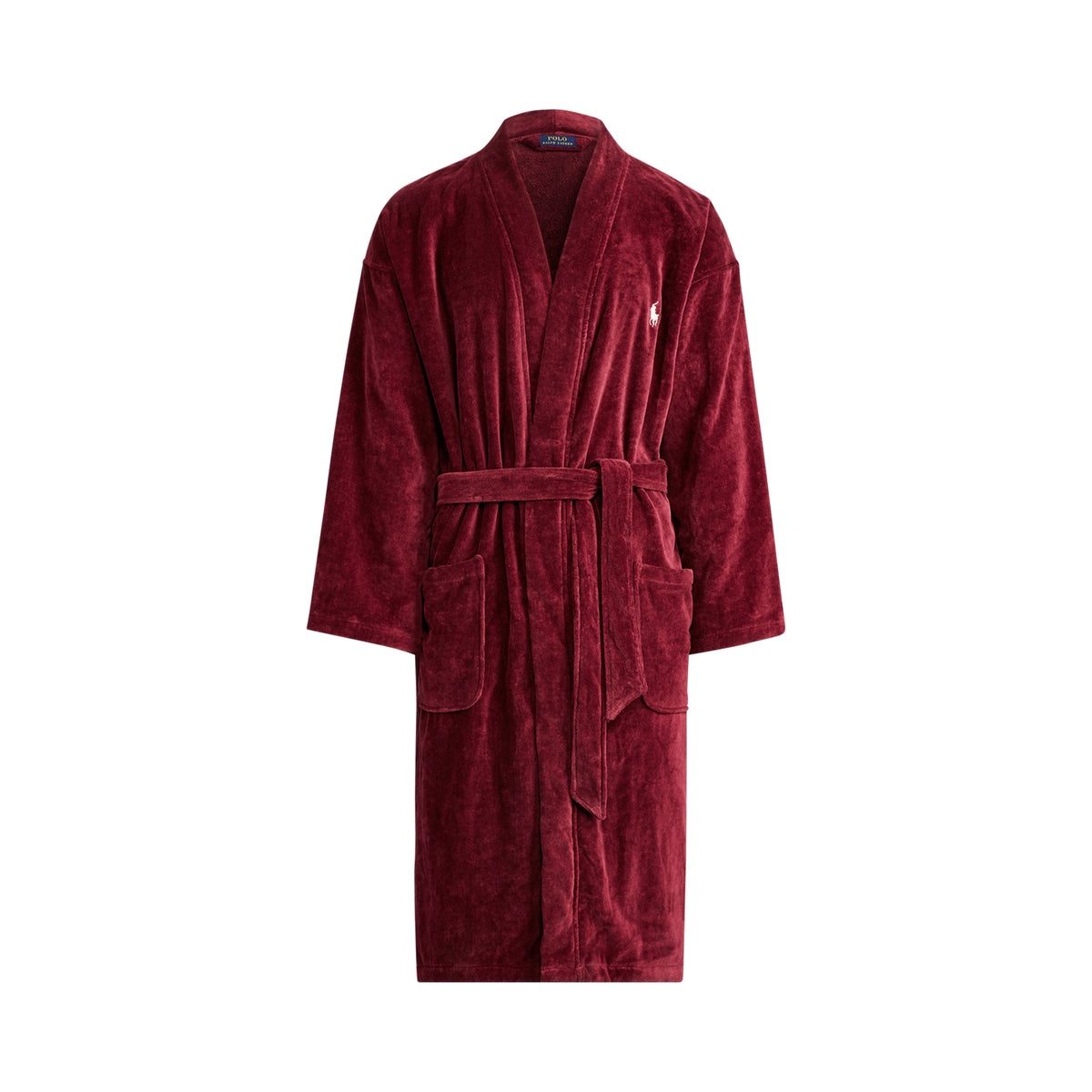 Terry Velour Robe - Classic Wine