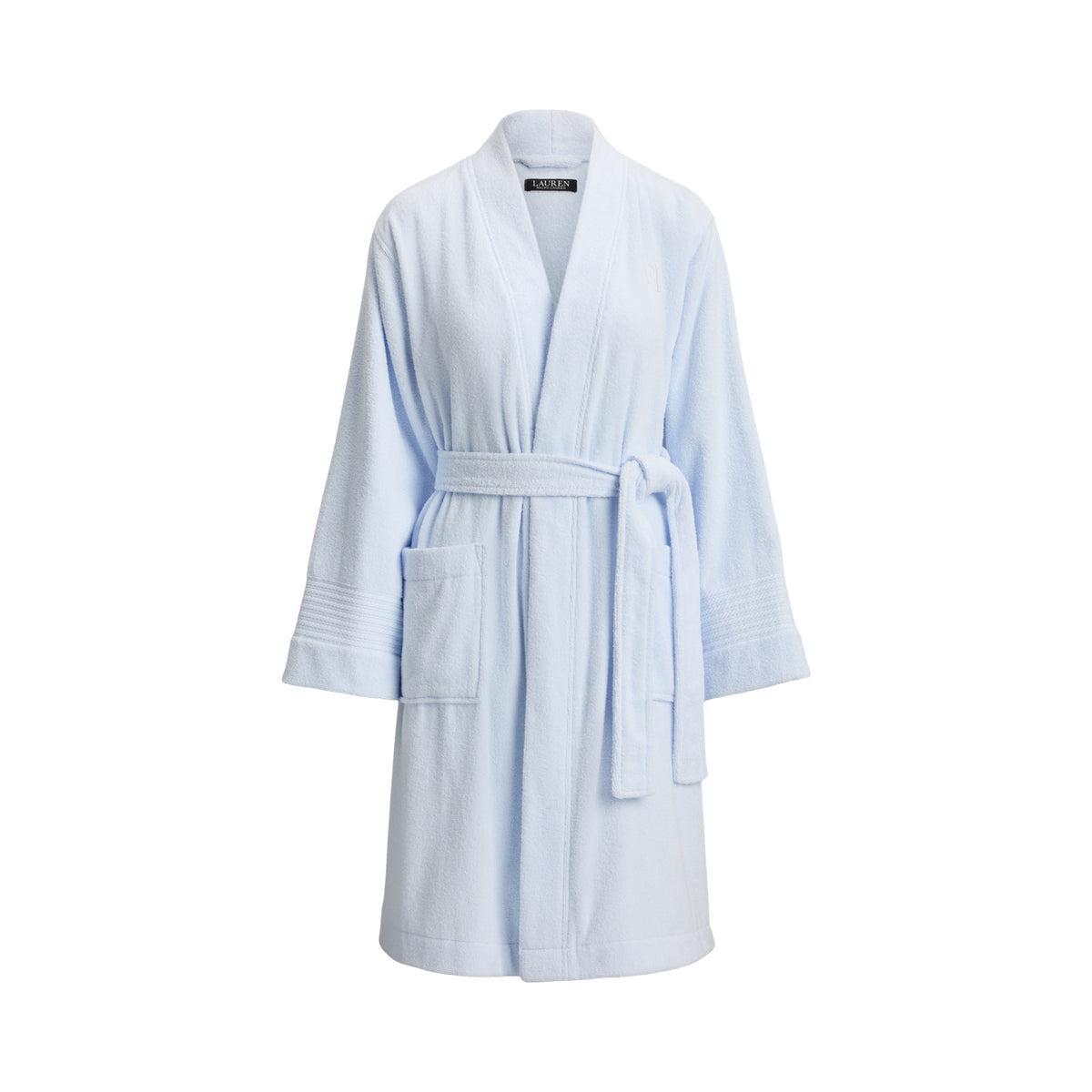 Cotton Terry Cloth Robe - Blue
