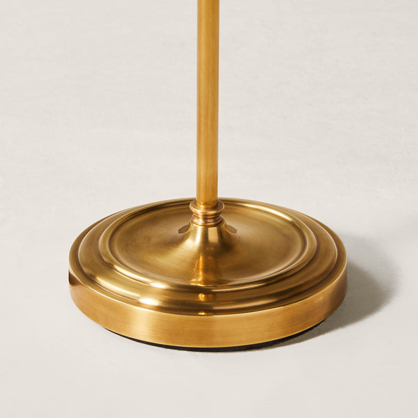 Anette Floor Lamp - Natural Brass