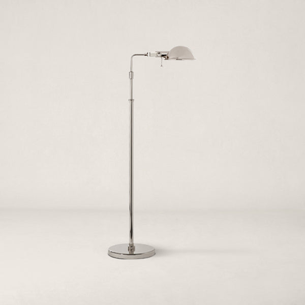 Fairfield Pharmacy Floor Lamp - Polished Nickel