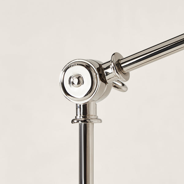 Anette Floor Lamp - Polished Nickel