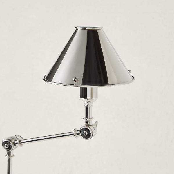 Anette Floor Lamp - Polished Nickel