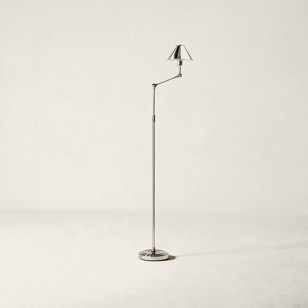 Anette Floor Lamp - Polished Nickel