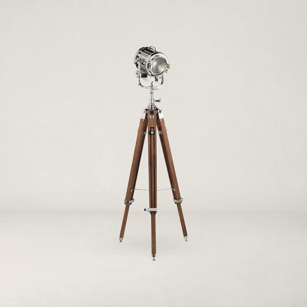 Montauk Searchlight Floor Lamp - Mahogany