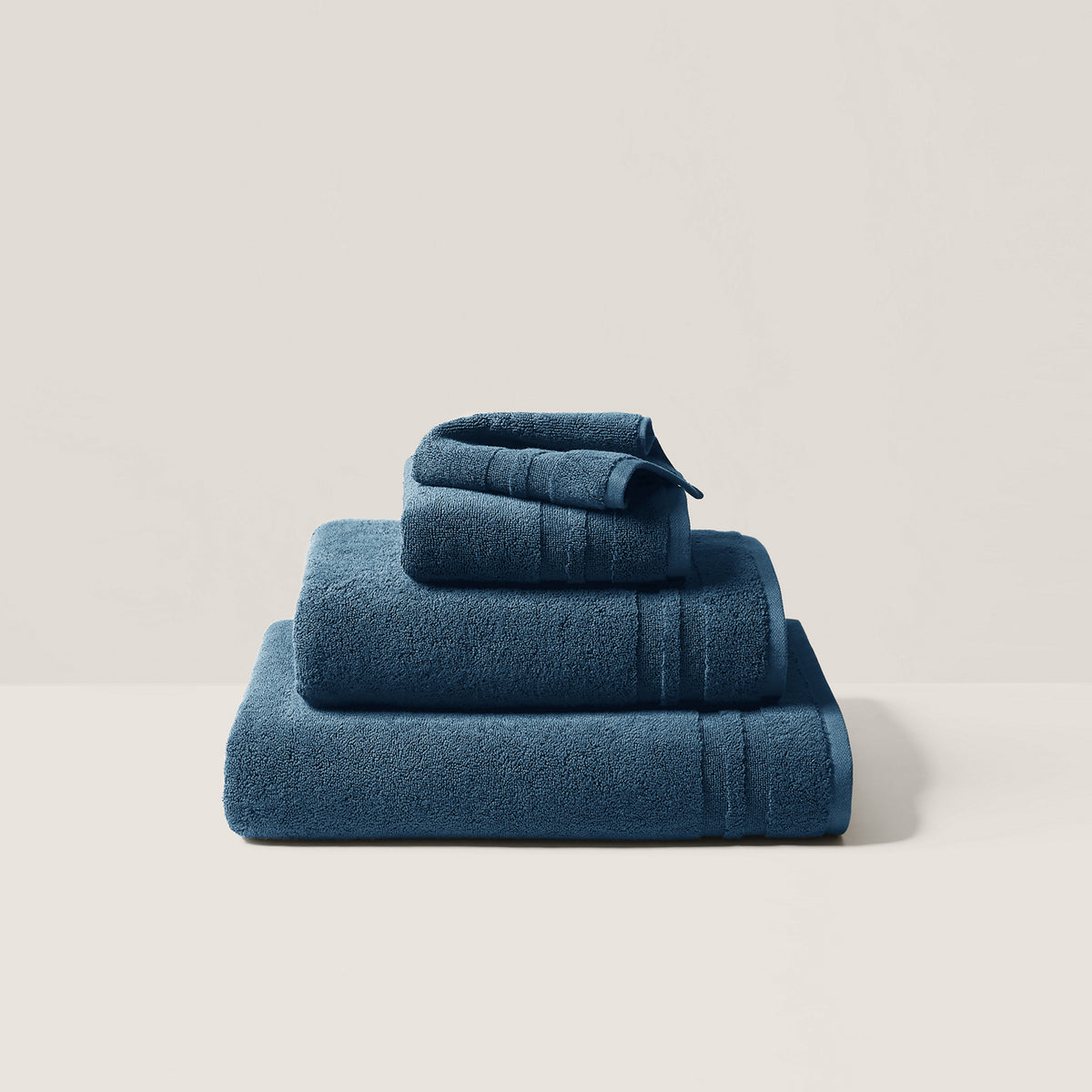Payton Bath Towels & Mat - True Harbour Blue