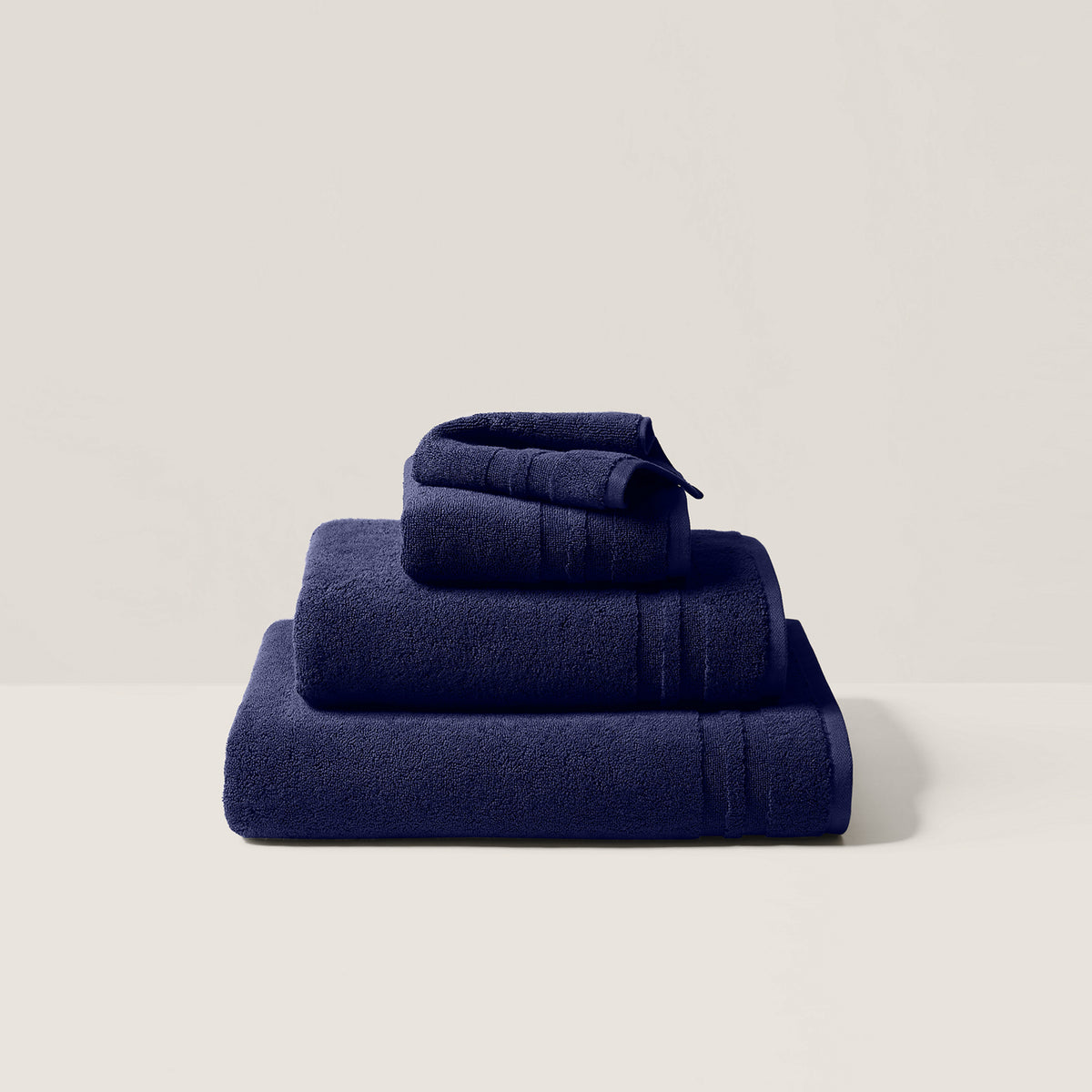 Payton Bath Towels & Mat - True Nautical Navy