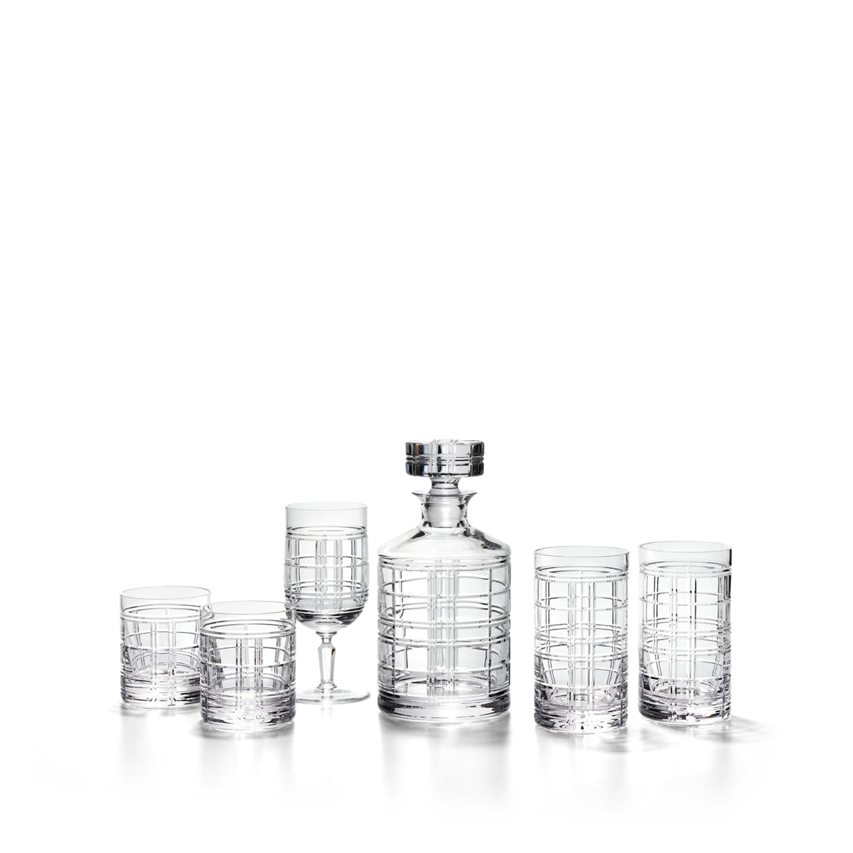 Hudson Plaid Decanter - Ralph Lauren Home