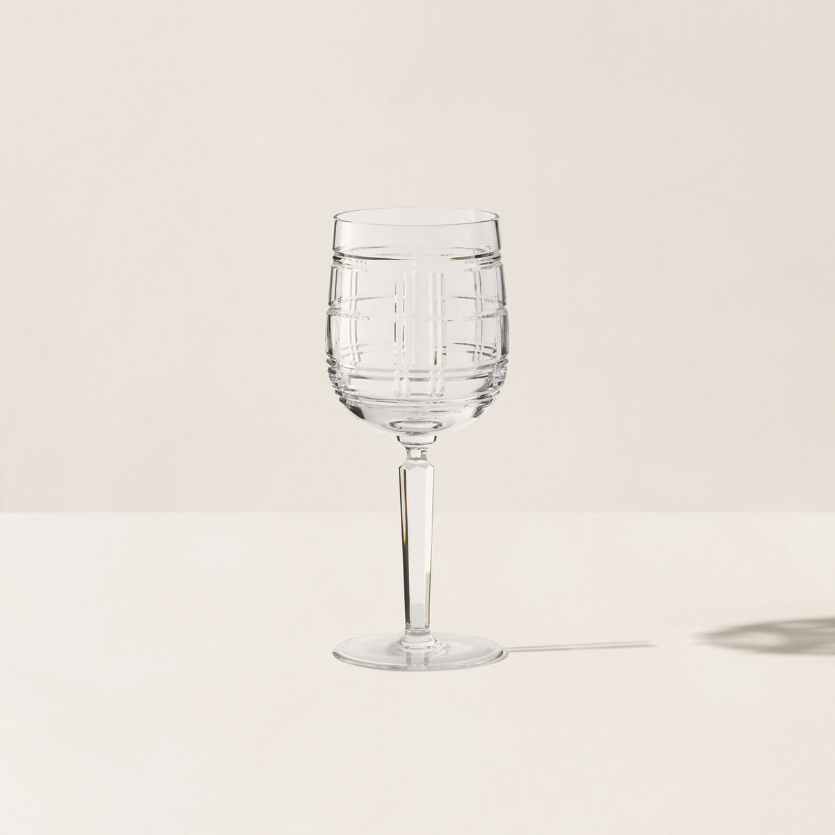 Hudson Plaid Red Wine Glass - Ralph Lauren Home