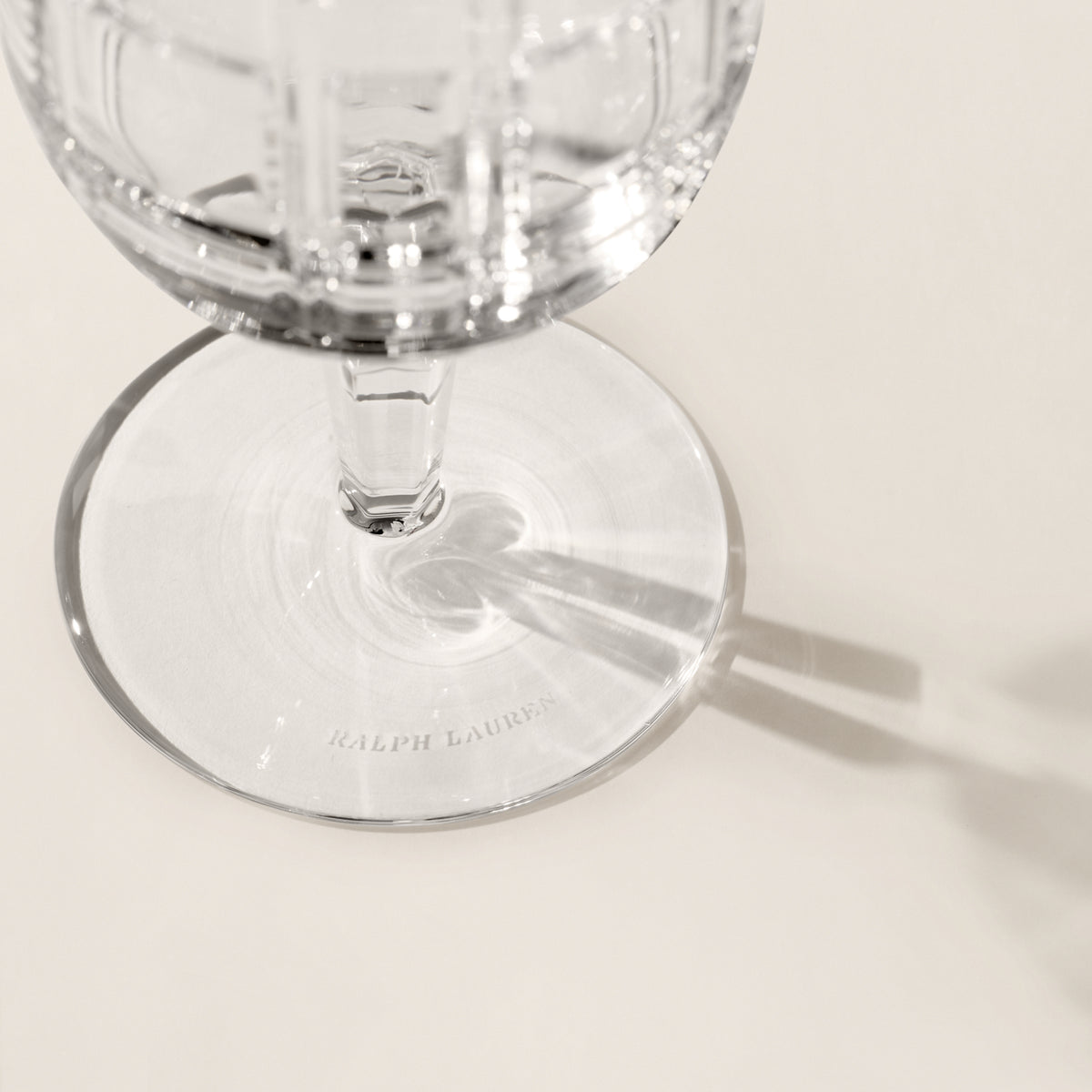 Hudson Plaid Beverage Glass - Ralph Lauren Home