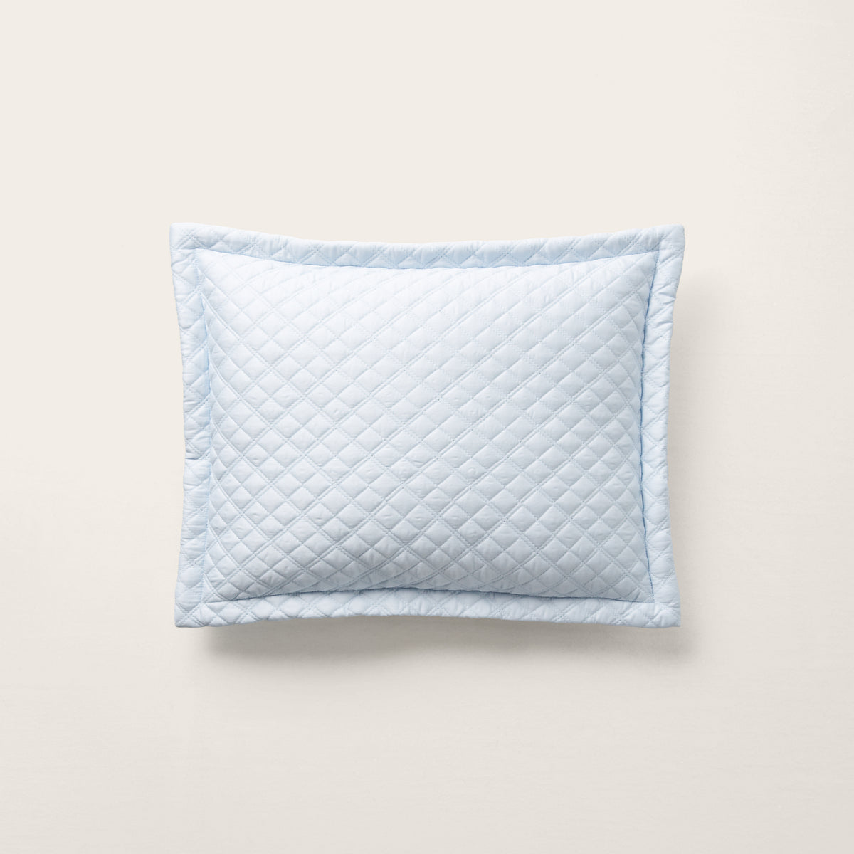 Argyle Sateen Throw Pillow - Blue Hyacinth
