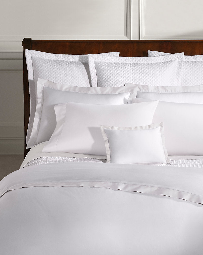 Organic Cotton Sateen Border Duvet Cover