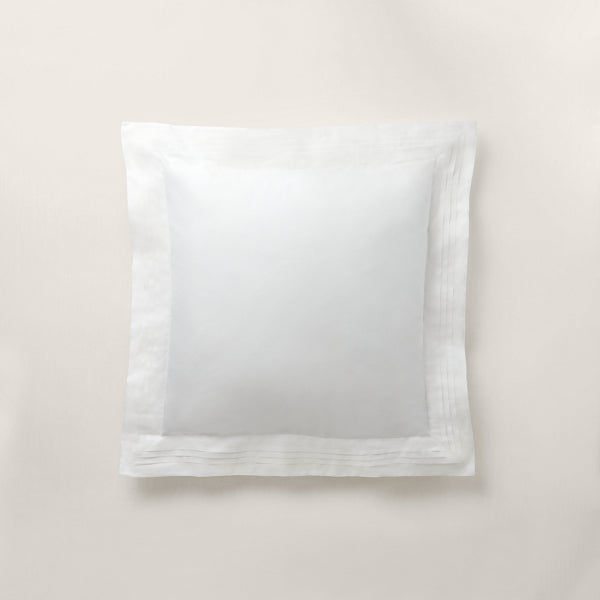 Organic Cotton Tuxedo Pleat Sham