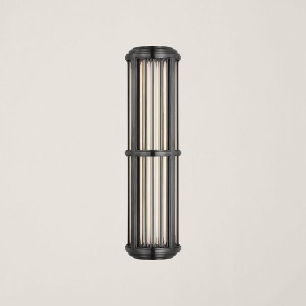 Perren Medium Wall Sconce - Bronze and Glass Rods
