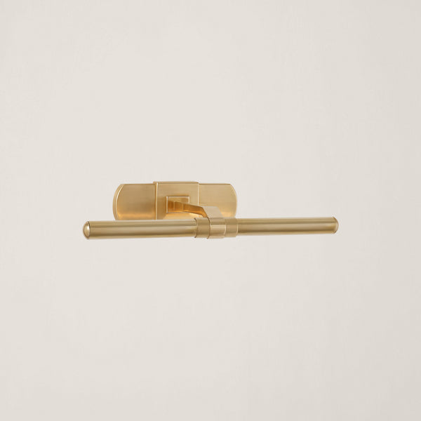 Langley 12" Picture Light - Natural Brass