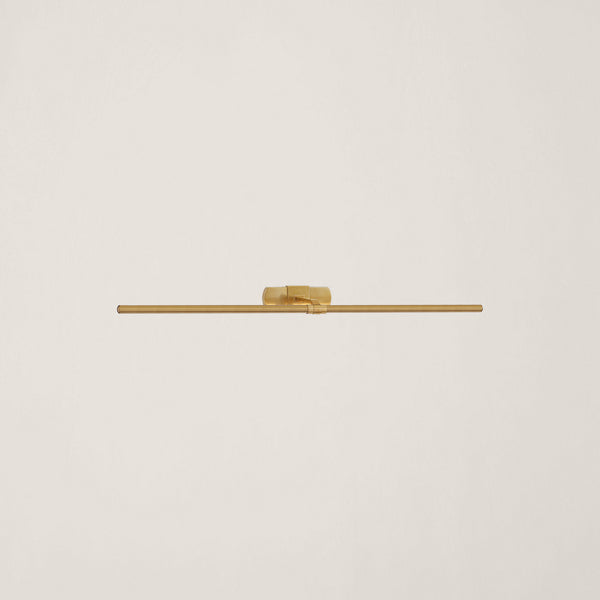 Langley 40" Picture Light - Natural Brass
