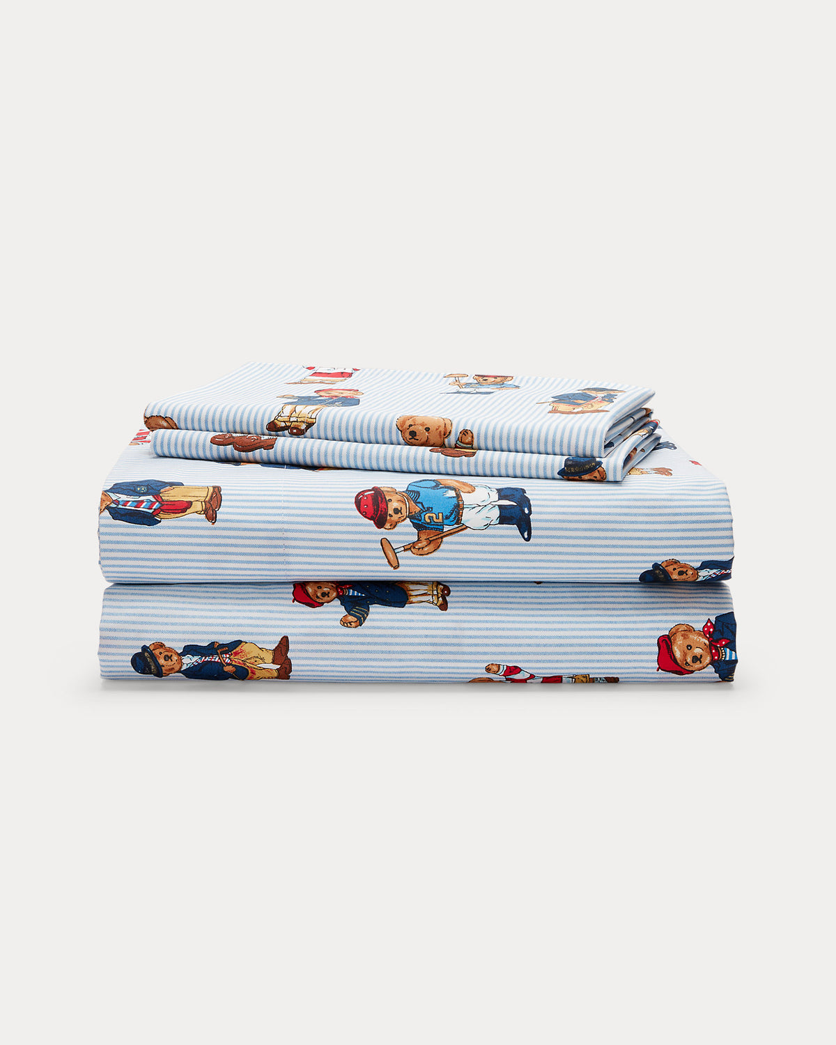 Teddy Bear Stripe Sheet Set