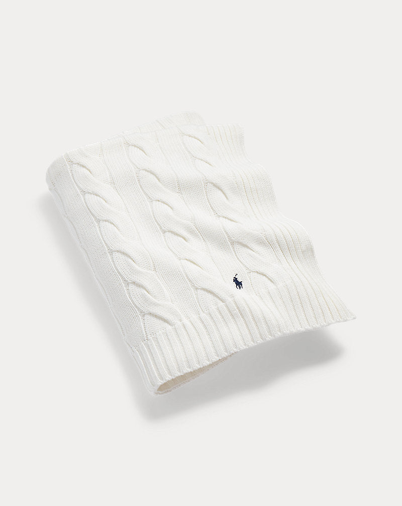 Hanley Cable-Knit Throw Blanket
