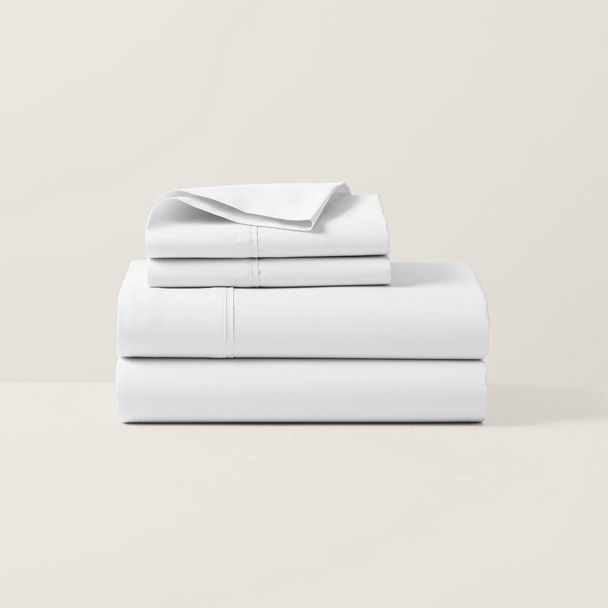 RL Organic Cotton Percale Sheeting - Pebble