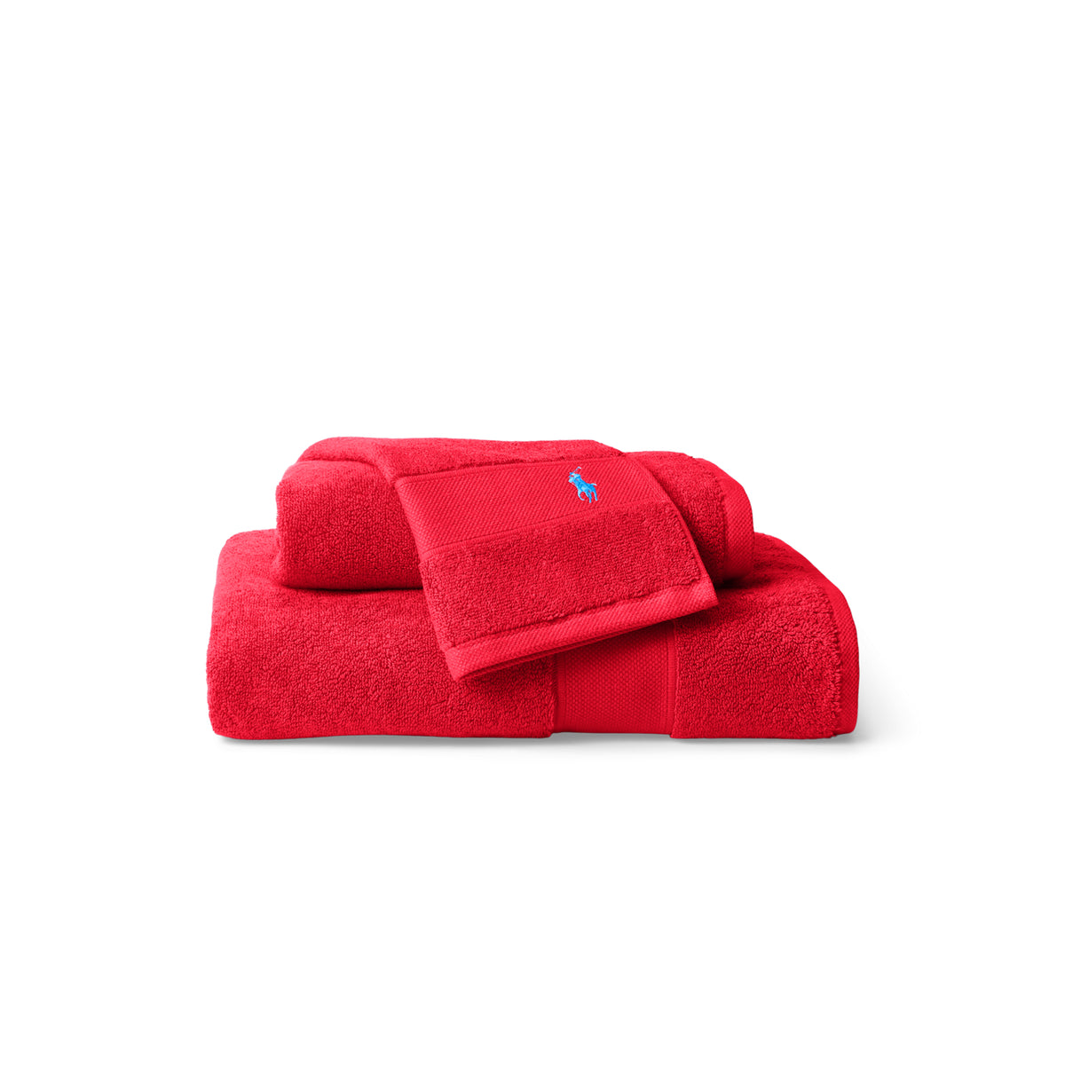 The Polo Towel & Mat - Petal Red