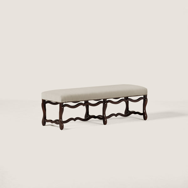 Os de Mouton Bench detail view 2 - Ralph Lauren Home Furniture