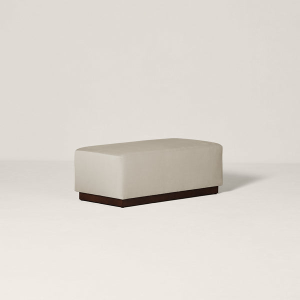 Modern Hollywood Bed Bench detail view 1 - Ralph Lauren Home Furniture