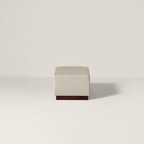Modern Hollywood Bed Bench detail view 2 - Ralph Lauren Home Furniture