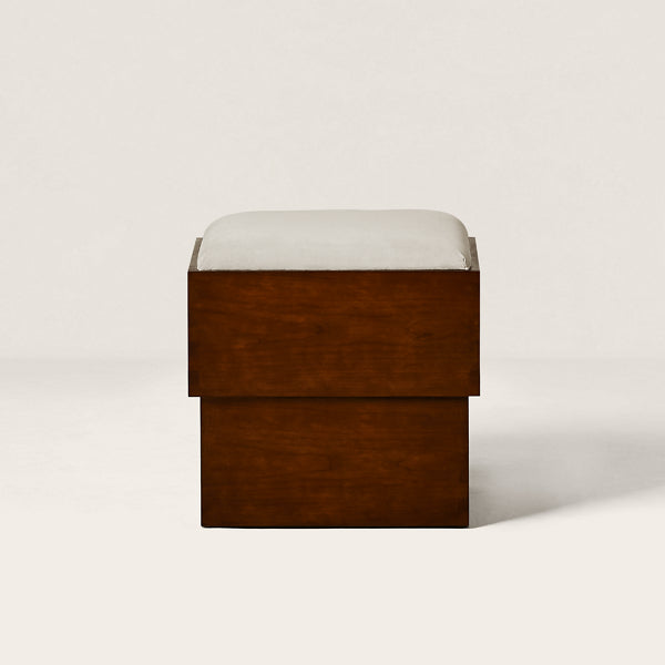 Desert Modern Cube Ottoman - Ralph Lauren Home Furniture