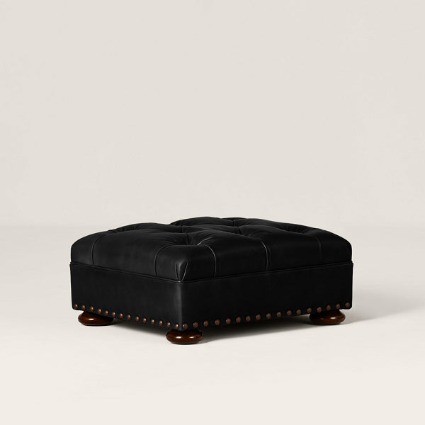Writer's Ottoman detail view 1 - Ralph Lauren Home Furniture