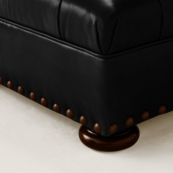 Writer's Ottoman detail view 4 - Ralph Lauren Home Furniture