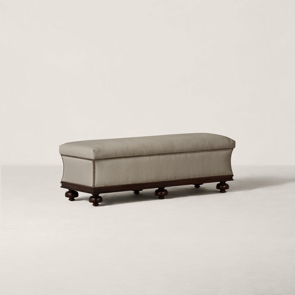 Florence Bed Bench detail view 1 - Ralph Lauren Home Furniture