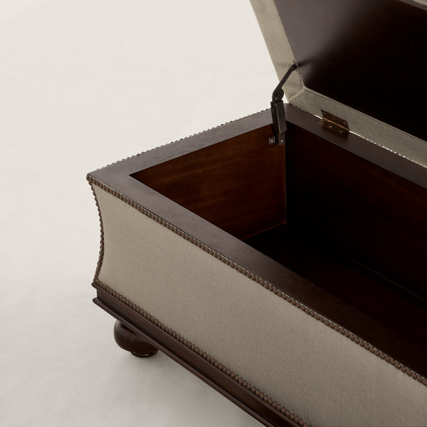 Florence Bed Bench detail view 4 - Ralph Lauren Home Furniture