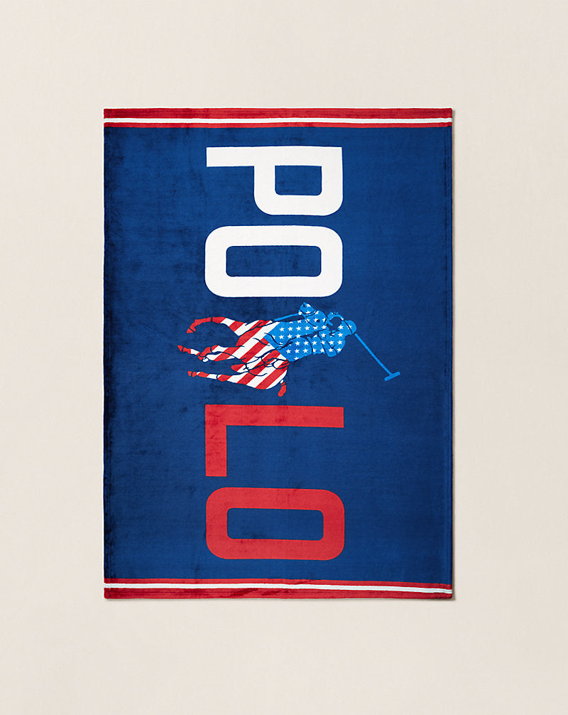 Americana Logo Fleece Throw Blanket