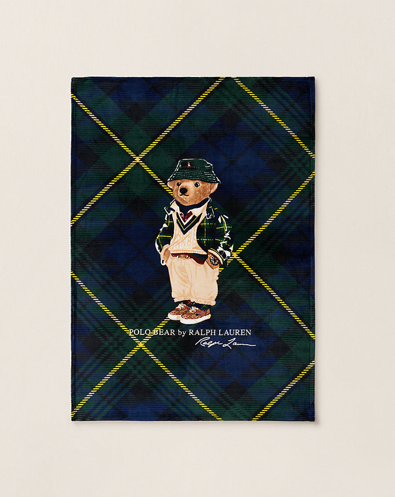 Highmoore Polo Bear Throw Blanket