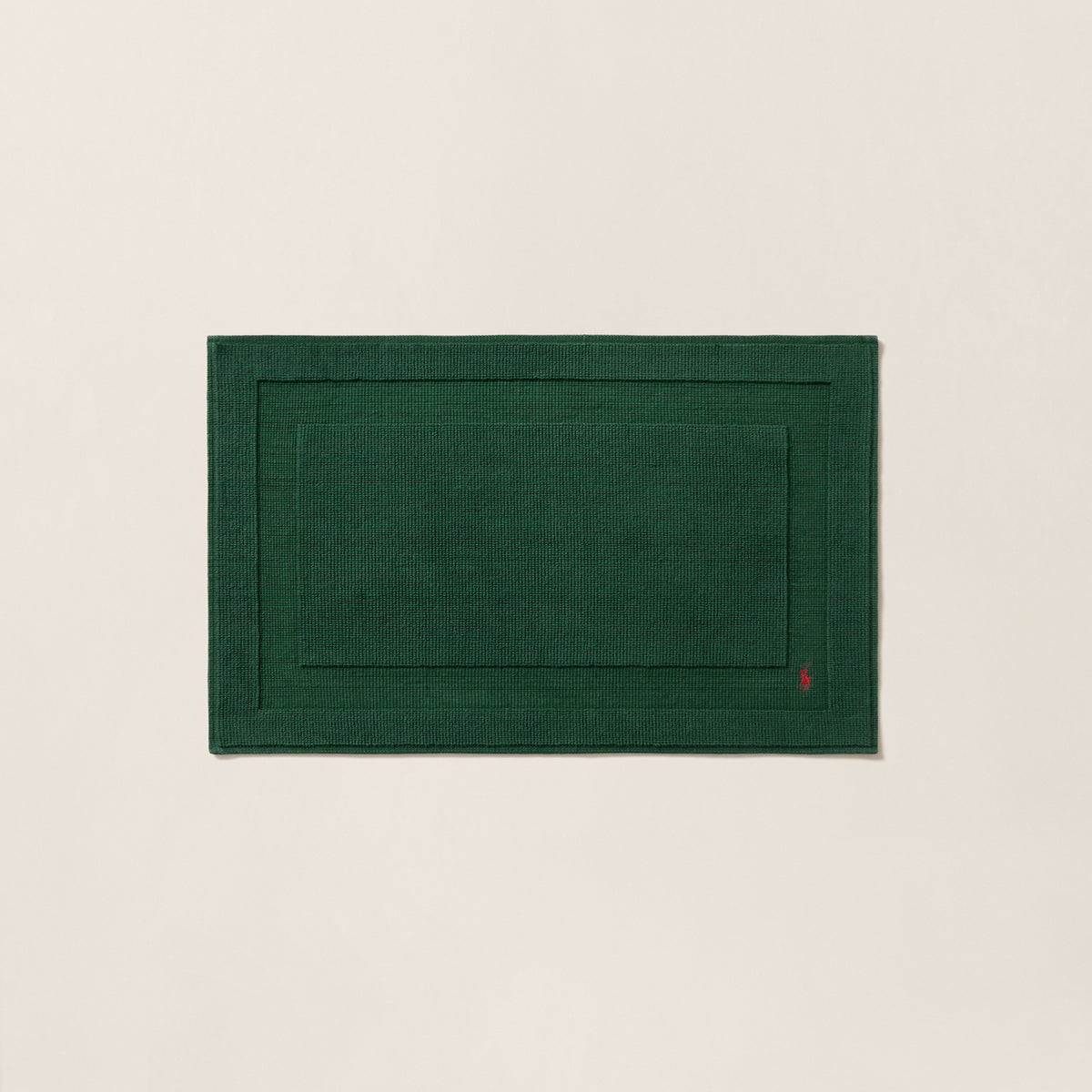 The Polo Bath Rug - College Green