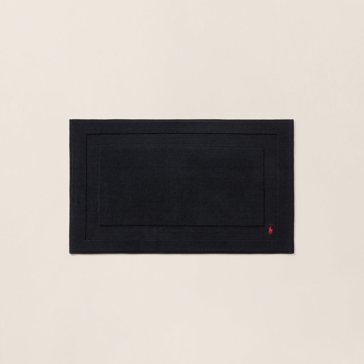 The Polo Bath Rug - Polo Black